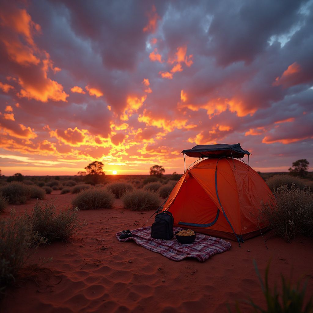 Outback camping expedition