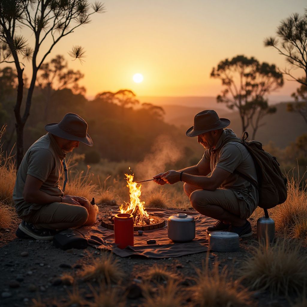 Crown Outdoors team preparing expedition gear