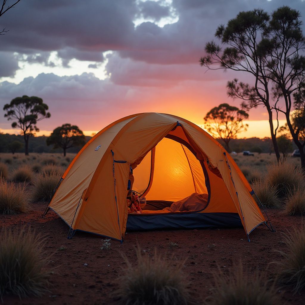 Weather-resistant camping tents